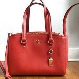 Coach Red Crossbody Satchel